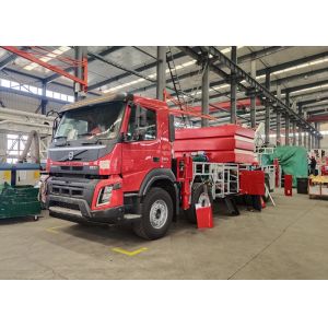 Buy cheap 3000L Water 2000L Foam Water Tower Fire Truck Arocs 3345 Two Section Boom from wholesalers