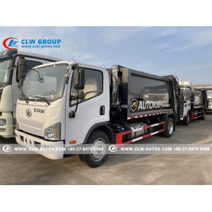 Buy cheap LHD FAW 4x2 140HP 8cbm 6T Compactor Garbage Truck from wholesalers