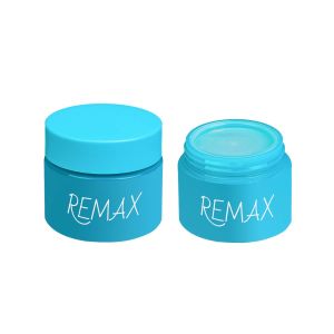 Buy cheap REMAX Empty PET 50g Blue Screw Cap Cream Jar Fast Delivery Logo Customizable Made In China from wholesalers