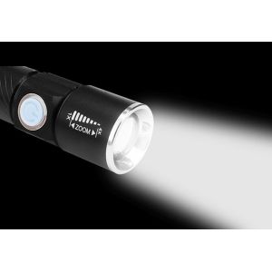 Buy cheap Professional Rechargeable LED Flashlight With Safety Hammer And Car Charger from wholesalers