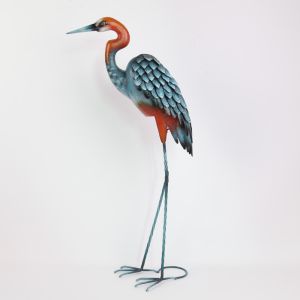 Buy cheap Iron Crane Vintage Animal Metal Garden Statues Add a Touch of Nostalgia to Your Garden from wholesalers