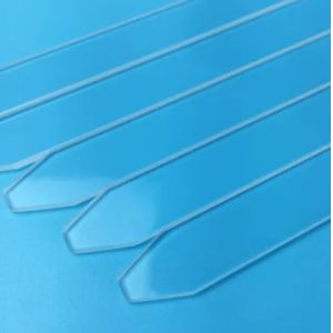 1100 Degrees Processing Temperature Square Transparent Cerium-Doped Quartz Glass