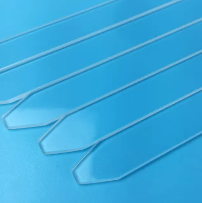 1100 Degrees Processing Temperature Square Transparent Cerium-Doped Quartz Glass