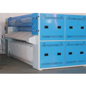 China Stainless Steel Industrial Textile Ironing Machine with Ironing Speed of 0-25m/min on sale