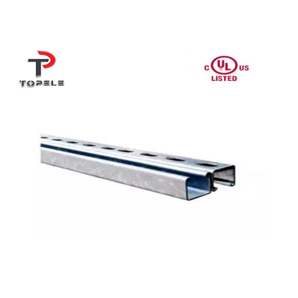 Quality 41x41 Steel Strut Slotted Channel With Teeth 3.0mm Thickness for sale