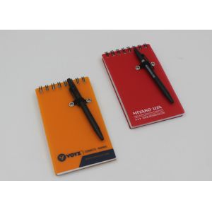Buy cheap Small Stationery Recycled Paper Notebook / Journal With Plastic PP Cover from wholesalers