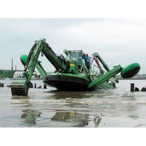 3000m2/H 0.8m Amphibious Dredger Swamp Buggy Excavator