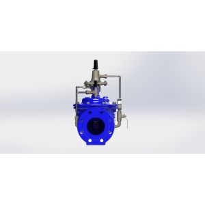 Manual Hydraulically Operated Flow Control Valve Ductile Iron Material