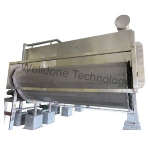 China Ventilated 80mm Thickness 3 Layer Continuous  Food Grade Belt Dryer on sale