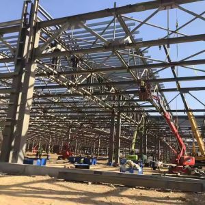 Fully Customizable Light Steel Structure Frame Prefabricated Big Canopy