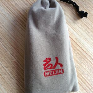 Buy cheap Embossed  Logo Jewelry Drawstring Eco Friendly Velvet Gift Pouches from wholesalers