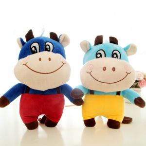 Buy cheap EN71 30cm Skin Friendly Company Zodiac Cow Plush Doll from wholesalers