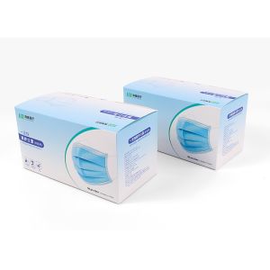 PPE 3 Ply Earloop Disposable Non Woven Face Mask High Filtration Customized Size