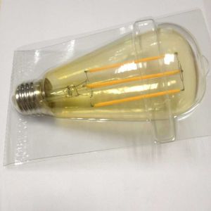 Buy cheap China LED lighting supplier vintage Edison smoke glass shell FILAMETN LED BULB LONG RODS FILAMENT COB 8W 6W from wholesalers
