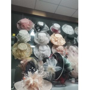 Buy cheap Millinery Supplies Sinamay And Feather Fascinator Hat from wholesalers