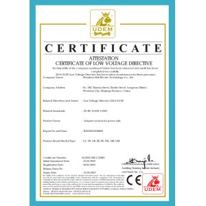 Shenzhen Wenhui Technology Development Co., Ltd. Certifications