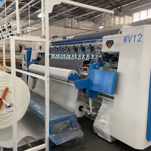 Buy cheap Mattress border machine 10KW  commputerized quilting system automatic multi-needle quilting machine  80mm thickness from wholesalers