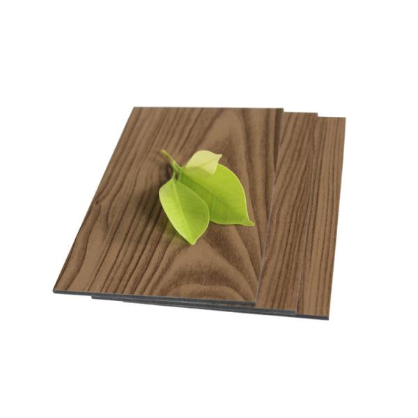 Buy cheap PE PVDF Coated Wooden Aluminum Composite Panel With Sound Insulation from wholesalers