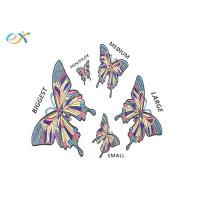 China Diy Custom Large Sew On Embroidery Butterfly Patches Pattern For T - Shirt for sale