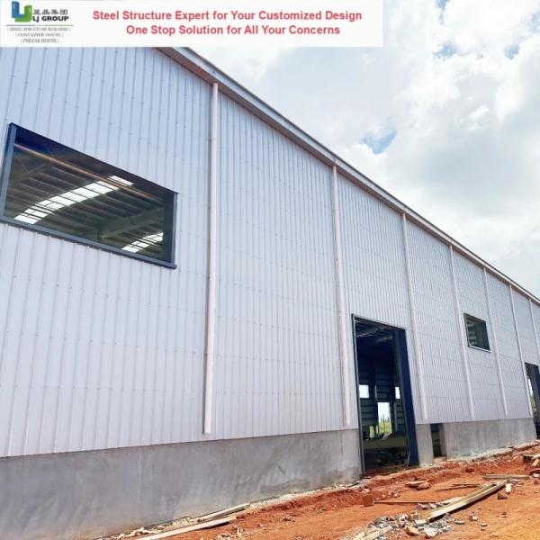 Tekla Software Economic Thermal Insulation Pre-Engineering Steel Structure Frame