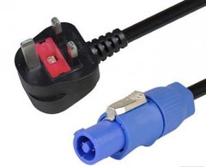 Buy cheap UK Standard Powercon Power Cable / Power Cord Cable With Powercon PC003-5M/1.5 product