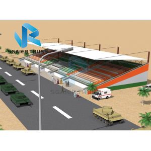 Layer Steel Bleachers Mobile Grandstand Folding Bleachers with stadium seats