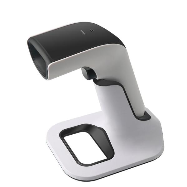 2D QR Bar Code Reader Bluetooth Wireless 2.4G Barcode Scanner With Charging