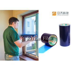 China Low Tack Transparent Protective Film , Surface Protection Film Roll Outdoor 3 Months on sale