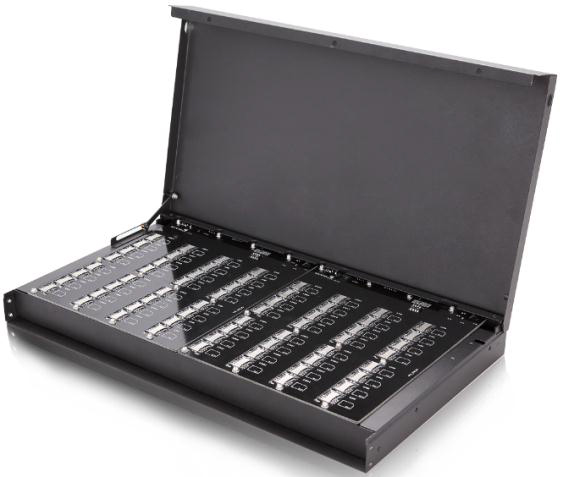 Buy cheap SIM Bank, 64/124 Channels Optional, Remote SIM Card from wholesalers