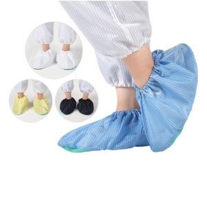 Buy cheap Cleanroom ESD Anti Skid Footwear Reusable Washable Antistatic Shoe Protectors from wholesalers