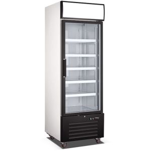 Buy cheap Digital Temperature Control Upright Glass Door Freezer 220V / 60Hz For Beverage from wholesalers