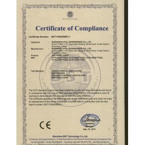 Shenzhen Vital enterprises Co.,Ltd Certifications
