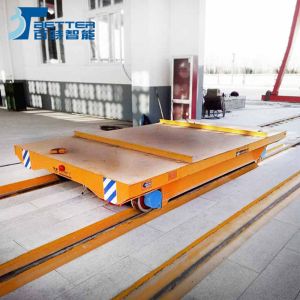 China 100ton Mobile Cable Powered Flat Transfer Cart on Rails on sale