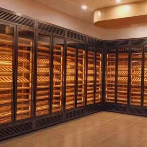 Buy cheap Modern Living Room Metal Wine Cabinet Stainless Steel With Glass from wholesalers