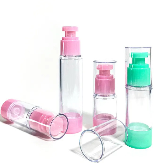 Quality 5ml Screen Printing Cosmetic Airless Bottle Plastic Pump Sprayer for sale