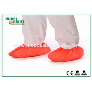 Disposable Waterproof Plastic CPE Shoe Cover For Hospiatal Use