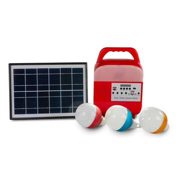 Outdoor Portable Portable Multi-Function Solar Power Generation System Headlight with Rechargeable Audio Bluetooth Radio
