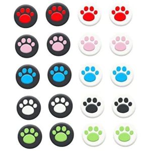 Buy cheap Protective Thumb Stick Grip Cover Gamepad Joystick Dog Paw Cover Original Factory Silicone For Nintendo Switch Controller Bag 1pc/opp from wholesalers