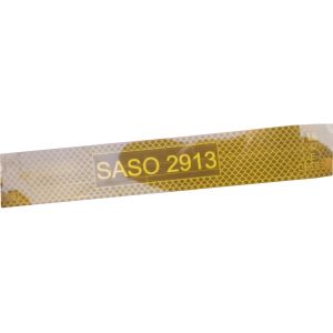 Buy cheap High Visibility Yellow Reflective Tape With SASO 2913 Marks from wholesalers
