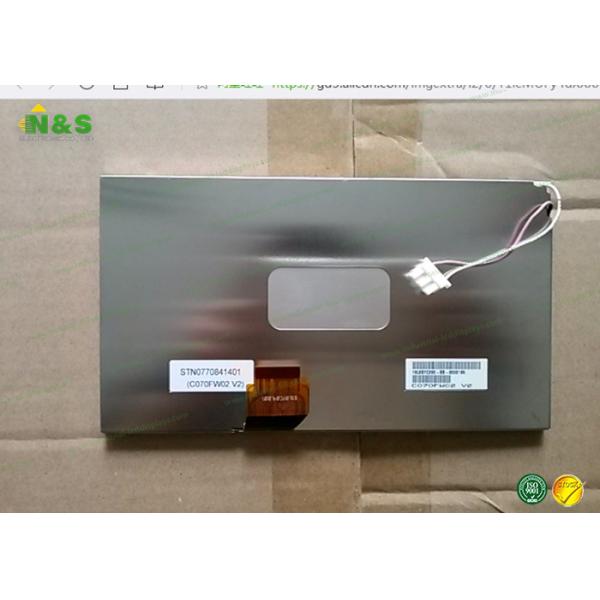 Quality C070FW02 V2 7 inch lcd panel AUO 480×234  with 154.08×86.58 mm Active Area for sale