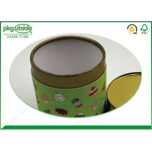 Buy cheap Gift Cardboard Tube Containers , Elegant Design Paper Cylinder Packaging from wholesalers