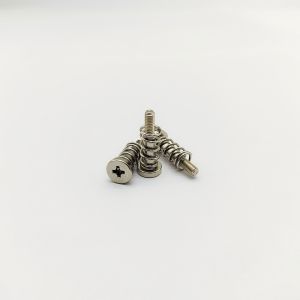 Buy cheap M3 Heatsink Spring Screws 21mm Phillips Drive Zinc Phosphate Coated from wholesalers