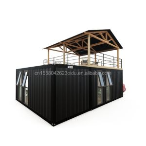 Log Design Green House Container with Intelligent Modular Prefabricated Tiny