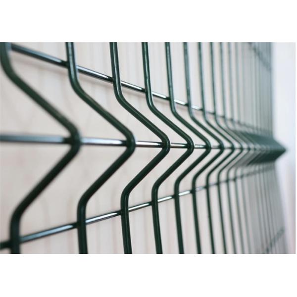 1.23m 3mm Out Diameter 3d Welded Wire Mesh Fence Powder Coated