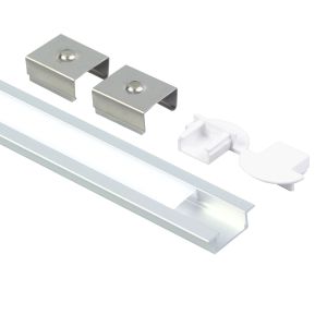 Buy cheap LED Strip LED Aluminum Profile With PC Cover End Caps And Mounting Clips from wholesalers