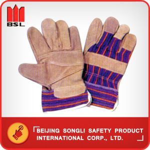 Buy cheap SLG-CS605A cow split leather working safety gloves from wholesalers
