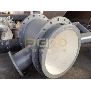 Buy cheap ISO Wear Resistant Ceramic Pipe Ceramic Lined Composite Y Type Tee from wholesalers