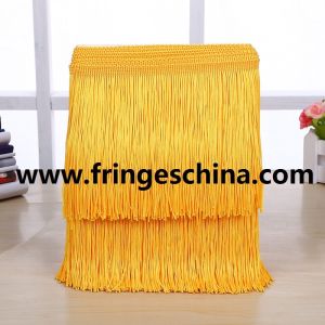 Buy cheap Fluorescent color custom design OEM rayon fringes trimming for garment clothes decoration from wholesalers
