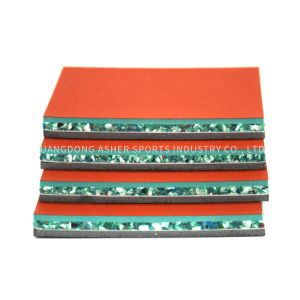 Buy cheap TPU SPU Flooring Material Badminton Glossy Finish Court Use from wholesalers