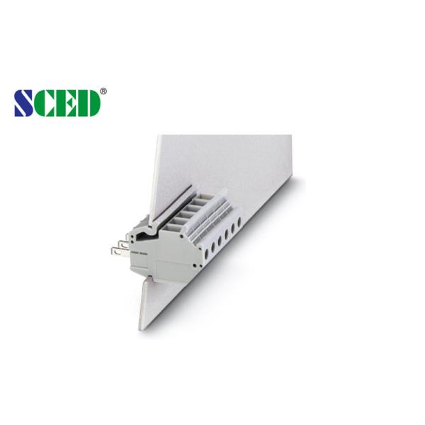 Buy cheap 300V 15A Through Panel Terminal Blocks With Vertical Wire Inlet from wholesalers